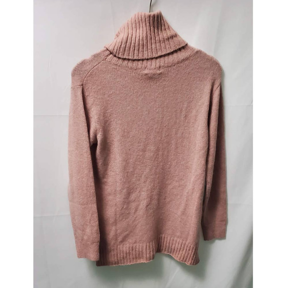 BP Nordstrom Super Soft Pink Adobe Longline Turtleneck Sweater BP420420MI Small - Picture 4 of 11